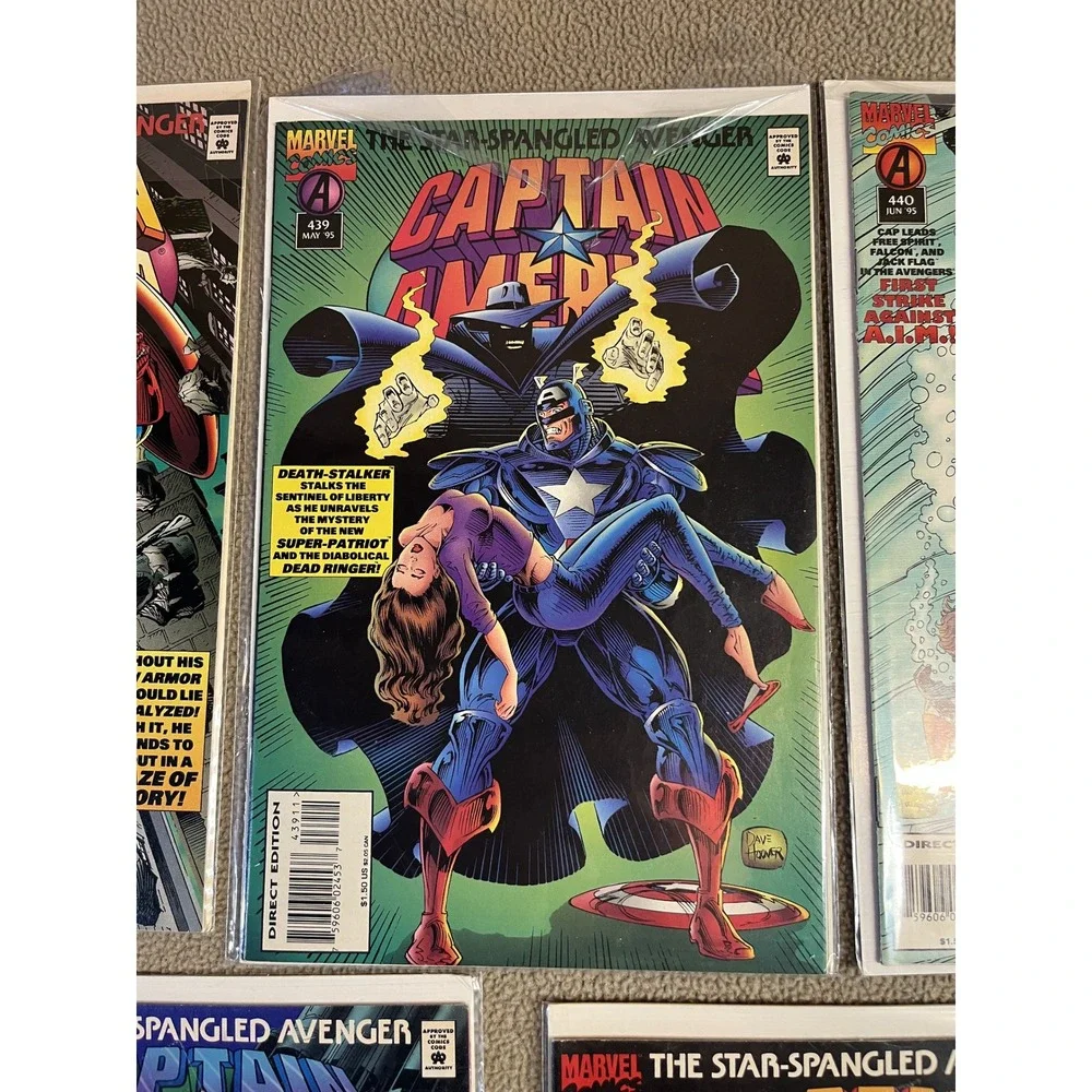 Marvel Captain America The Star Spangled Avenger‎ Comic Lot 438 439 440 441 443